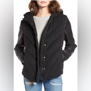 Quilted /vegan leather jacket